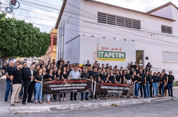 Prefeitura de Itapetim adere à paralisação em protesto contra redução de&nbsp;repasses