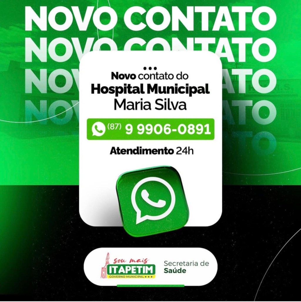 Prefeitura de Itapetim inova com canal de atendimento de Saúde 24&nbsp;Horas