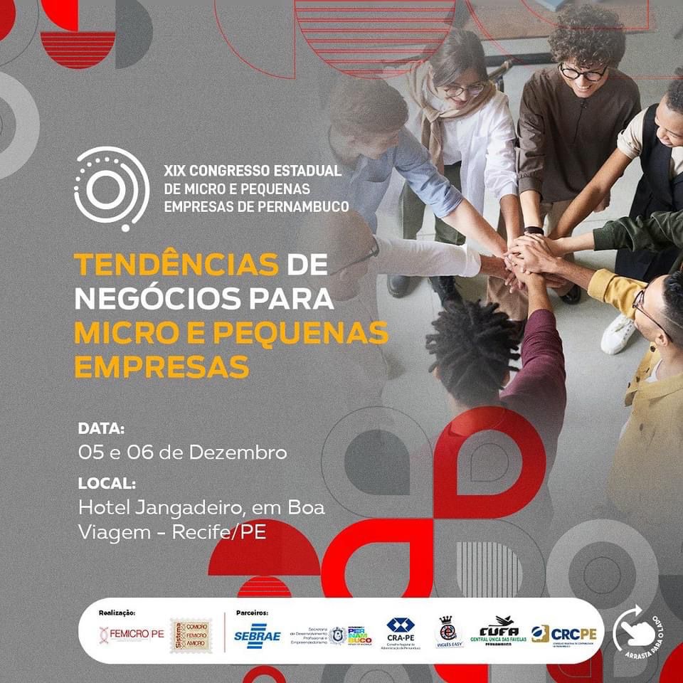 Congresso vai discutir tendências de negócios para micro e pequenas&nbsp;empresas