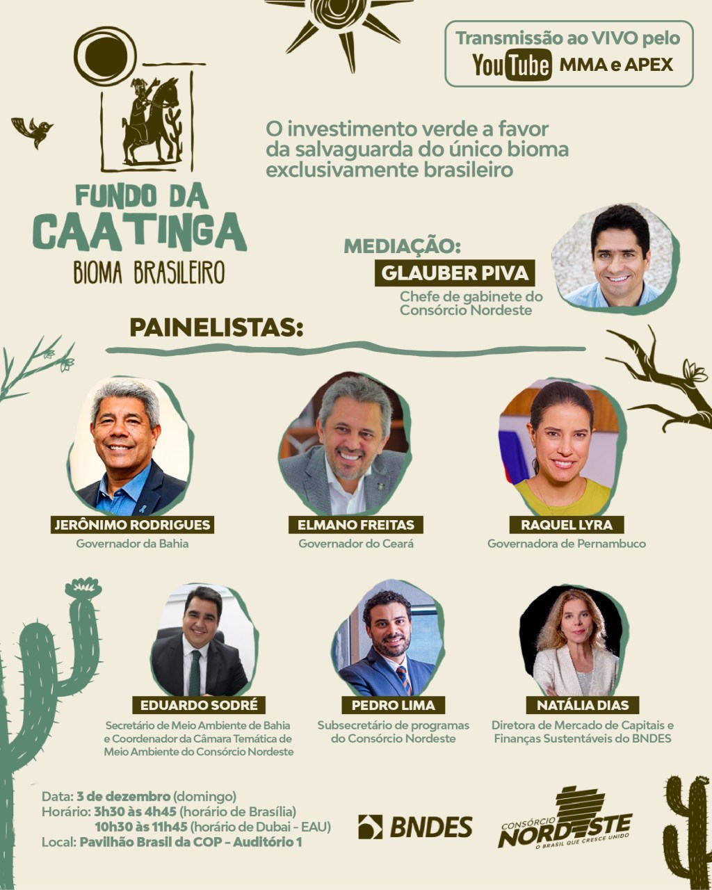 Grupo reúne diretores do CNE, governadores e secretários de meio ambiente dos estados&nbsp;nordestinos