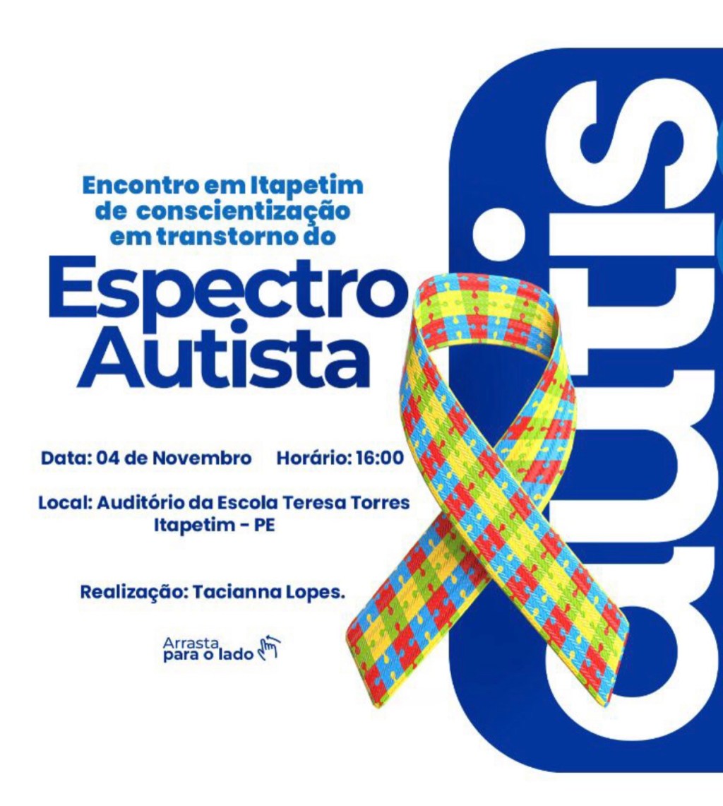 Taciana Lopes promove encontro hoje (04) sobre a conscientização do Espectro Autista, em&nbsp;Itapetim