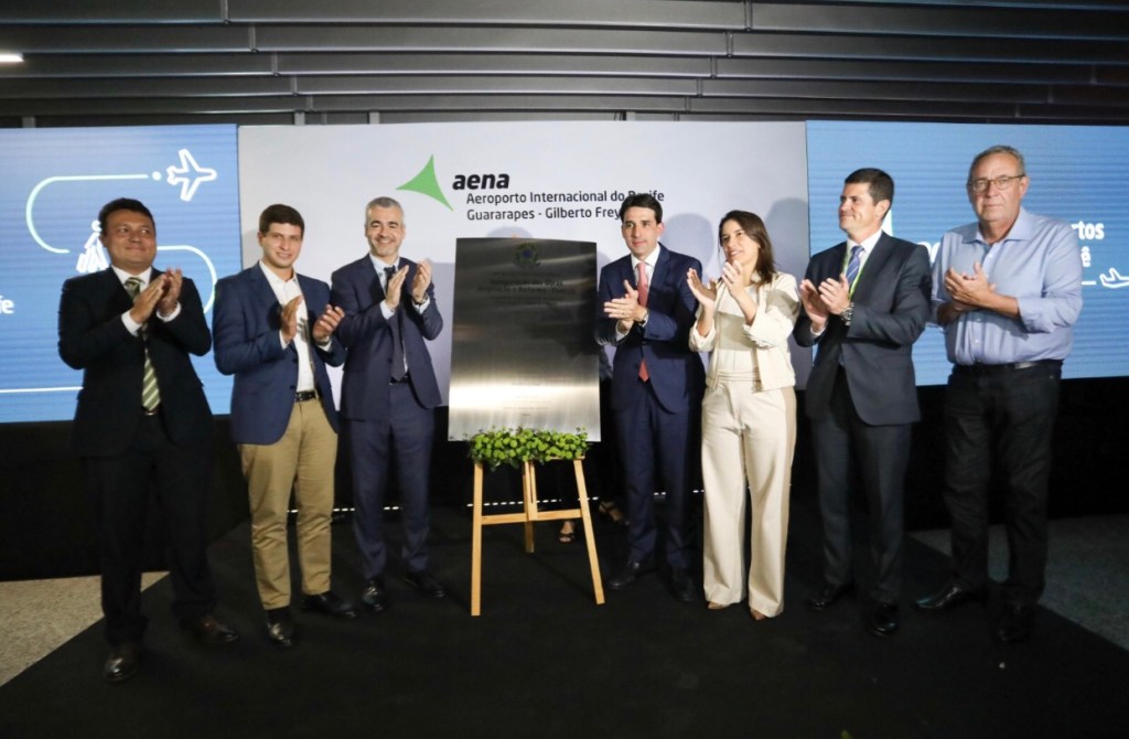 Raquel Lyra participa de inauguração da ampliação do Aeroporto do&nbsp;Recife