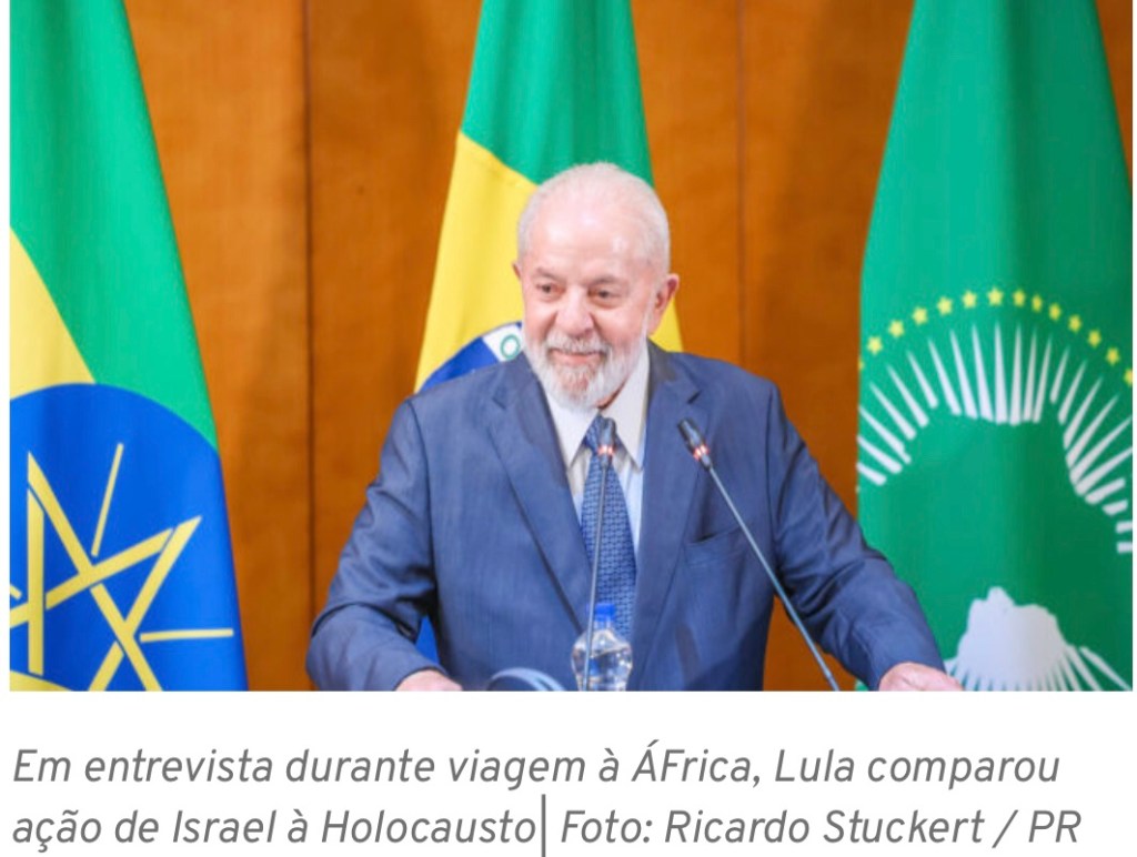 Veja a repercussão negativa da fala de Lula comparando Israel à&nbsp;Hitler