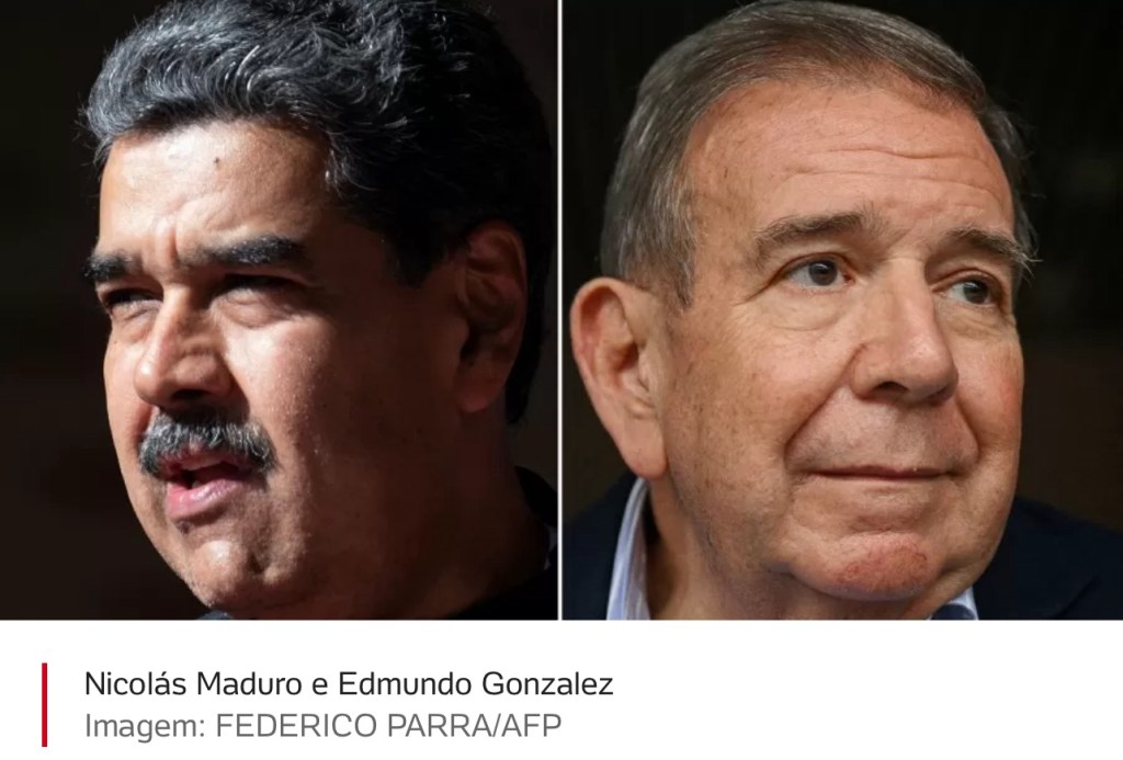 Oposição Venezuelana projeta vitória com 66% dos votos, contrariando resultado oficial de&nbsp;Maduro