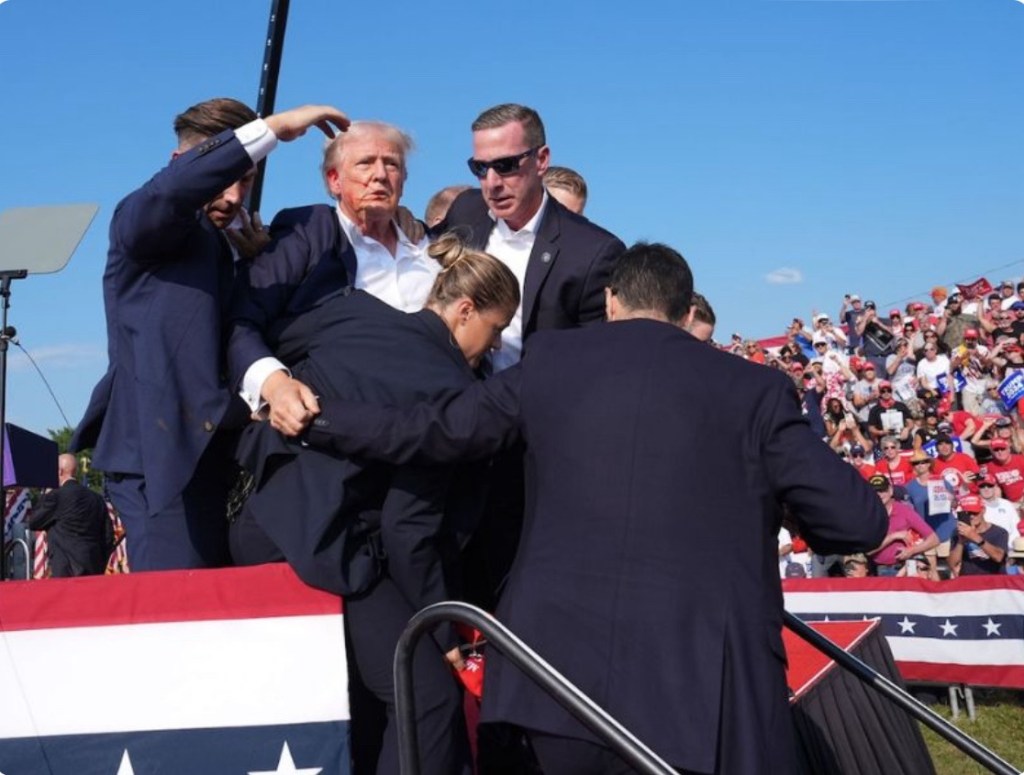 Suposto atirador de Trump é morto durante comício, diz imprensa&nbsp;norte-americana