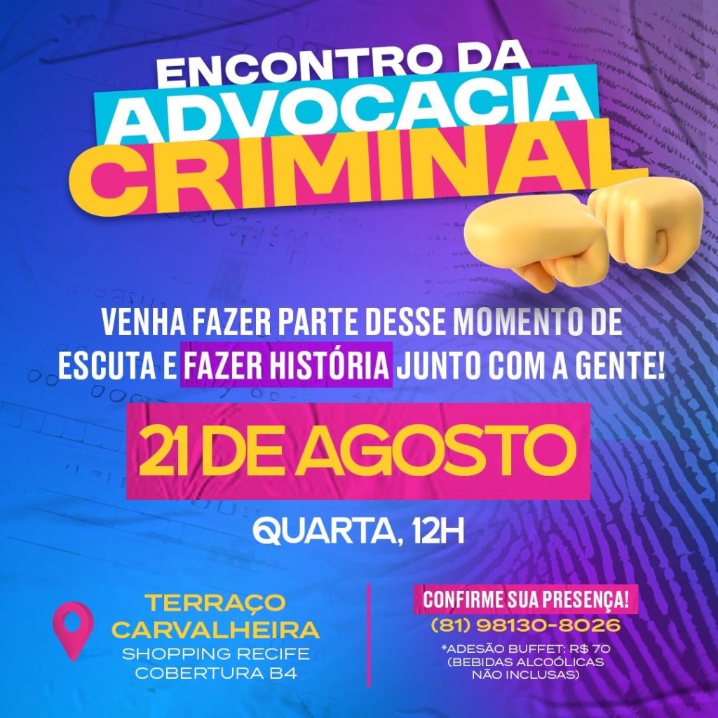 Advocacia criminal se reúne em dia de escuta sobre o&nbsp;segmento