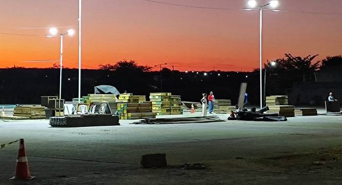 FENAP 2024: montagem da Feira Econômica é iniciada em São José do&nbsp;Egito