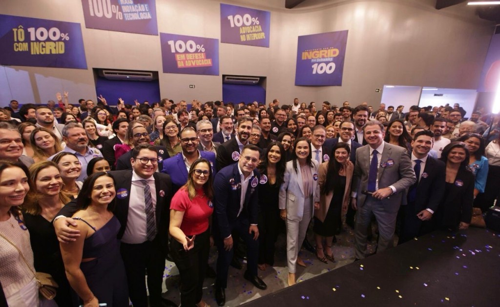 Ingrid e Schamkypou recebem mais de 1.200 advogadas e advogados na inauguração do&nbsp;Comitê