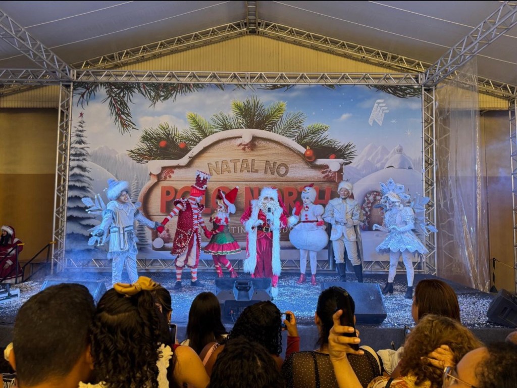 Presentes e espetáculo de Natal no Paulista North Way&nbsp;Shopping