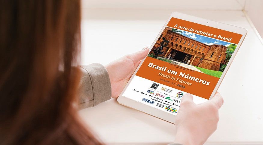 Homenagem: IBGE lança nova versão do guia Brasil em Números com ilustrações do acervo do&nbsp;InstitutoRB