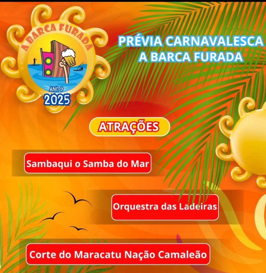Bloco A Barca Furada promete agitar prévia de Carnaval 2025 em&nbsp;Candeias