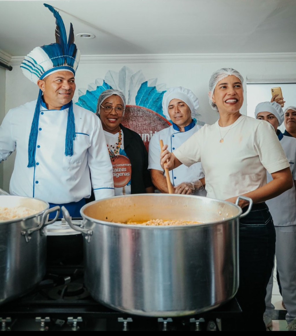 Em Jatobá, Raquel Lyra inaugura 1ª Cozinha Comunitária em território indígena no Norte e&nbsp;Nordeste