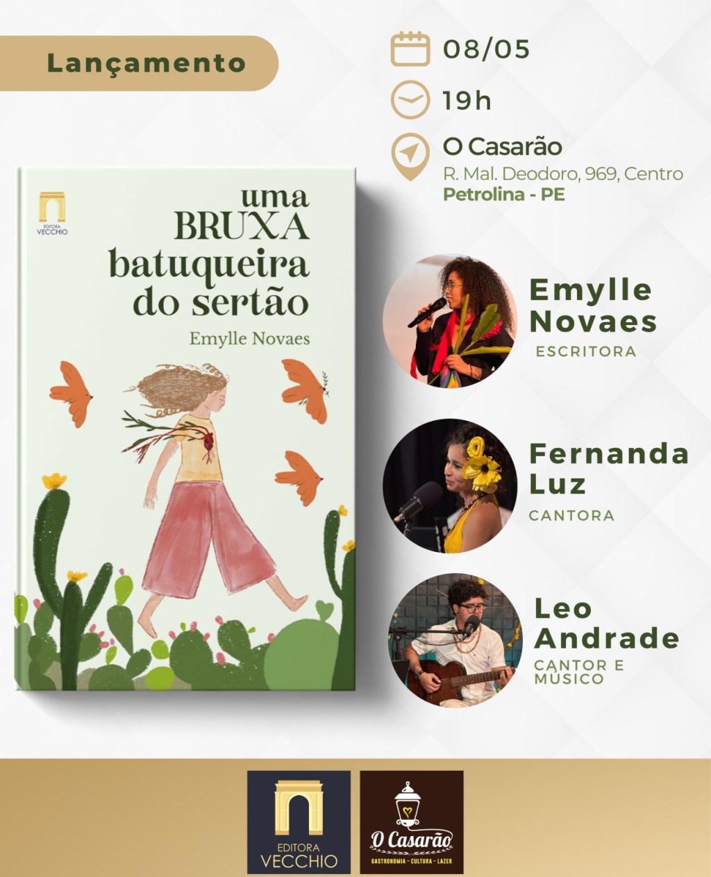 Entre poesia e encantos: escritora de Petrolina lança obra que celebra a força feminina e a magia do&nbsp;Sertão&nbsp;