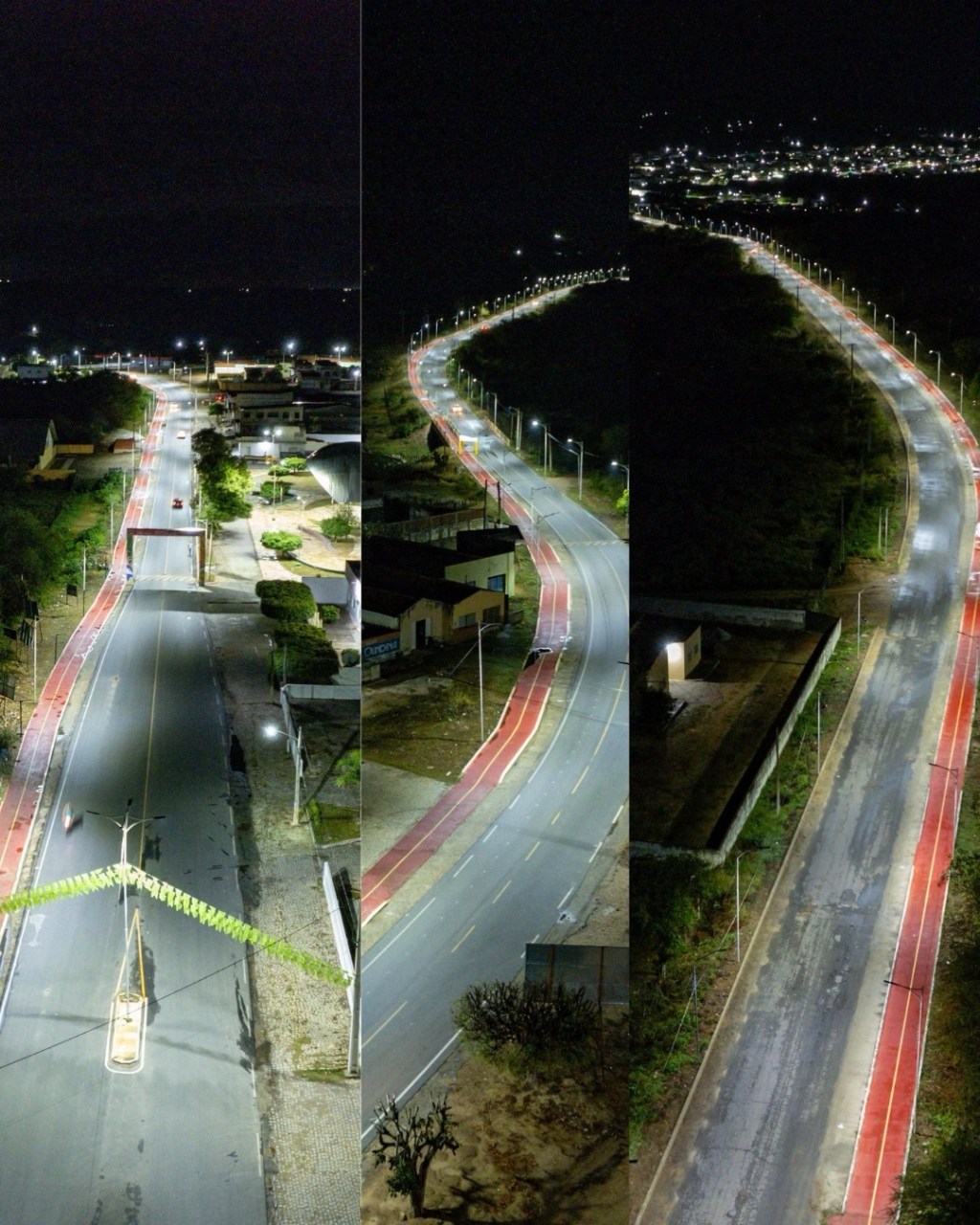 Entrada de Itapetim ganha nova iluminação de LED e reforça segurança&nbsp;urbana