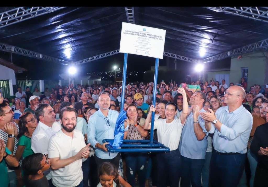 Raquel Lyra anuncia fim de rodízio de água em São José do Egito e entrega Cozinha&nbsp;Comunitária