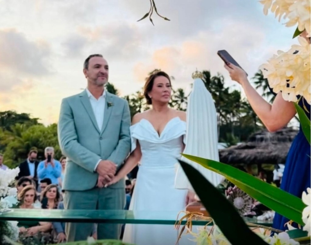 Casamento de Fredson Brito e Lúcia Lima reúne lideranças e emociona convidados em&nbsp;Tamandaré