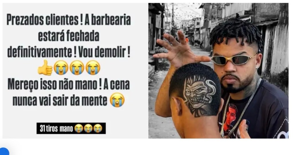 Chacina em barbearia leva proprietário a anunciar fechamento do estabelecimento em Jaboatão dos&nbsp;Guararapes