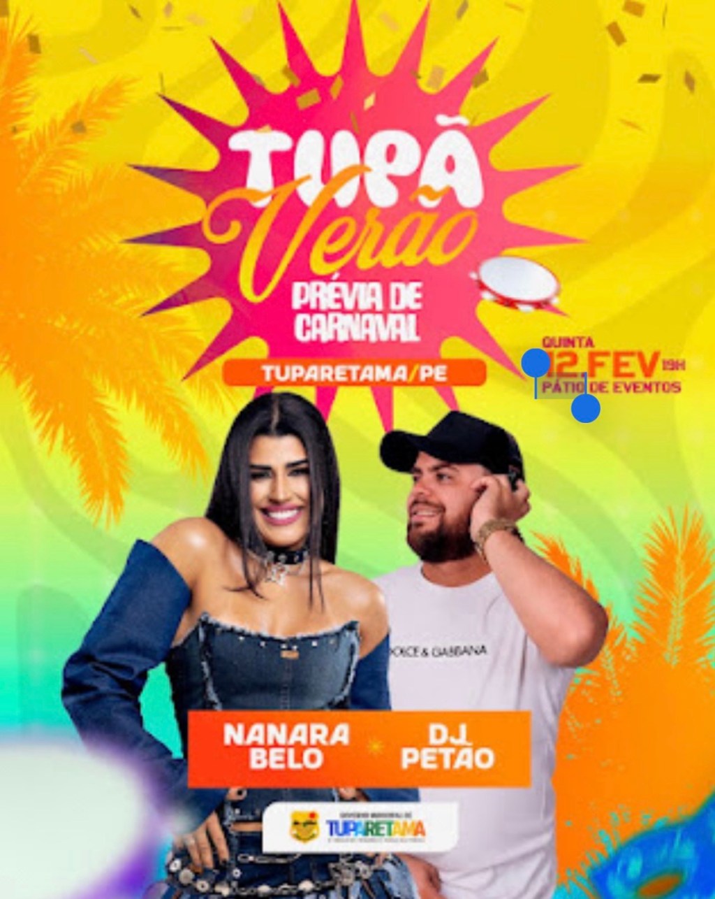 Prefeitura de Tuparetama realiza programação especial para foliões nesta&nbsp;quinta(12)