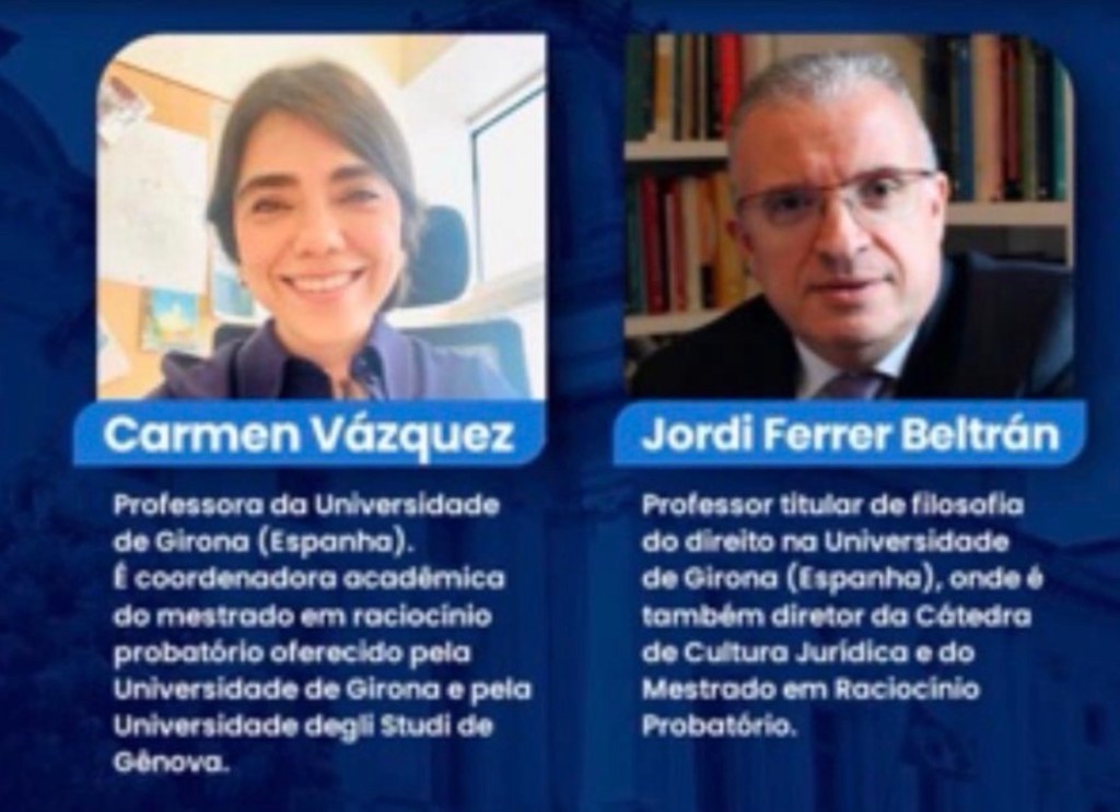Referências mundiais em raciocínio probatório discutem no Recife os limites da convicção&nbsp;judicial