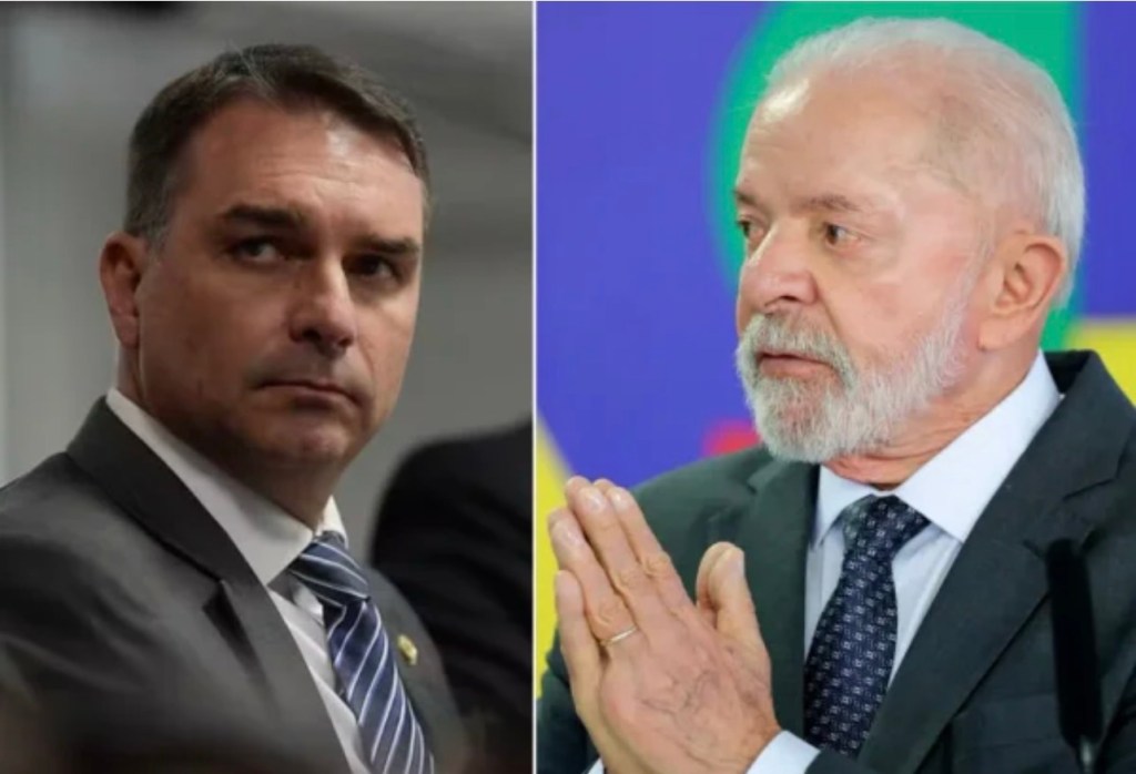 Flávio Bolsonaro aparece à frente de Lula em simulação de segundo turno, diz&nbsp;Datafolha