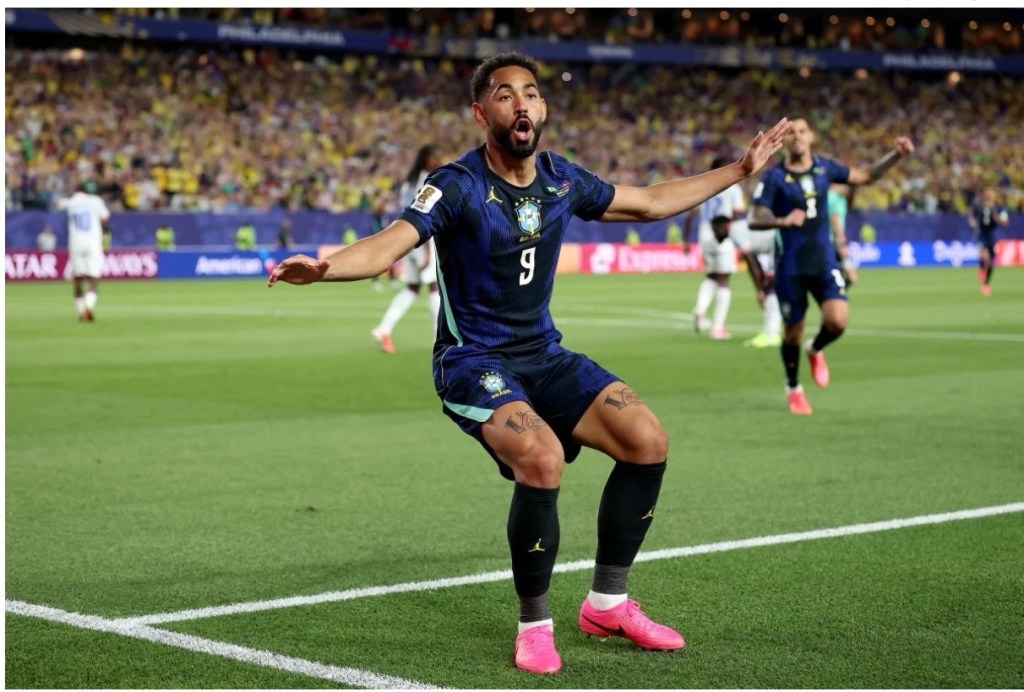 Mateus Cunha marca duas vezes e Brasil abre vantagem sobre o Haiti na Copa do&nbsp;Mundo