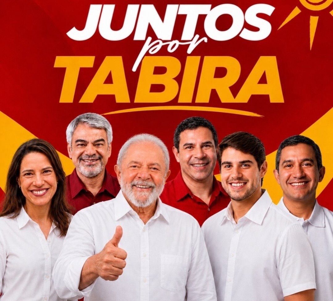 Flávio Marques destaca palanque com Raquel, Lula e Carlos Veras. Mais Humberto e Bruno Marques&nbsp;“Juntos por Tabira”