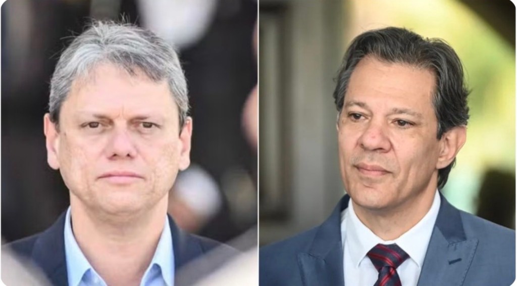 Datafolha: Tarcísio lidera com 46% dos votos para governo de SP, contra 30% de&nbsp;Haddad