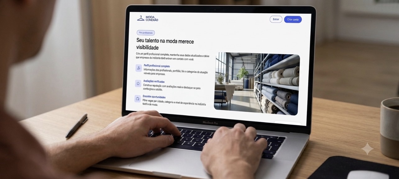 NTCPE lança plataforma “Moda Conexão” para integrar profissionais e empresas da cadeia têxtil em Pernambuco